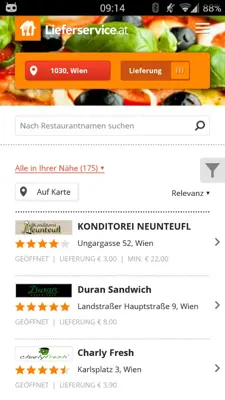 Lieferservice android App screenshot 11